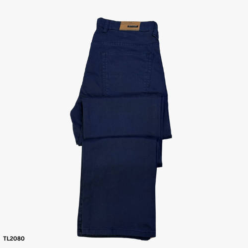 Jean Toile Bleu Marine - Style Marin Élégant | NEW CHEEG