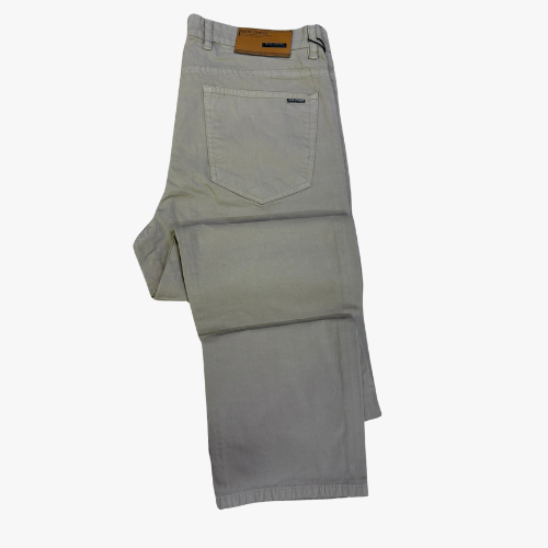 Jean Toile Beige Sable - Style Naturel Élégant | NEW CHEEG